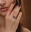 Crimson Bloom Ruby & Diamond Halo Ring