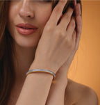 Eterna Shine Diamond Line Bangle