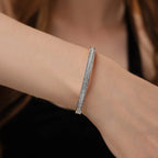 Linear Glow Diamond Bangle