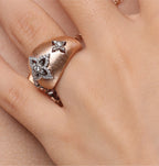 Luna Crest Diamond Dome Ring