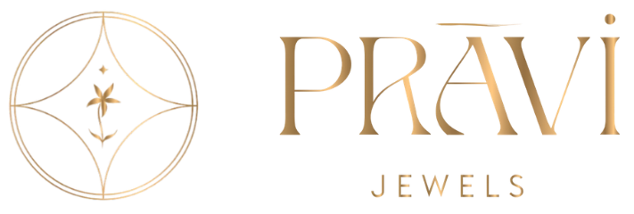 Pravi Jewels logo with a star design on a white background