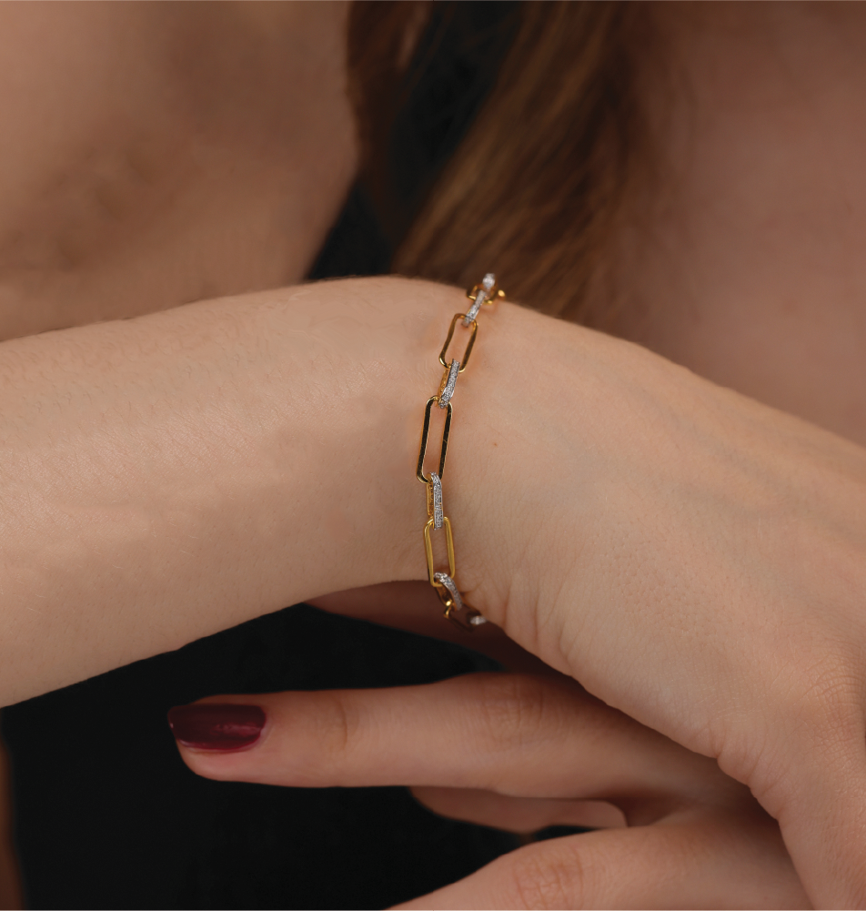 Radiance Diamond Link Bracelet