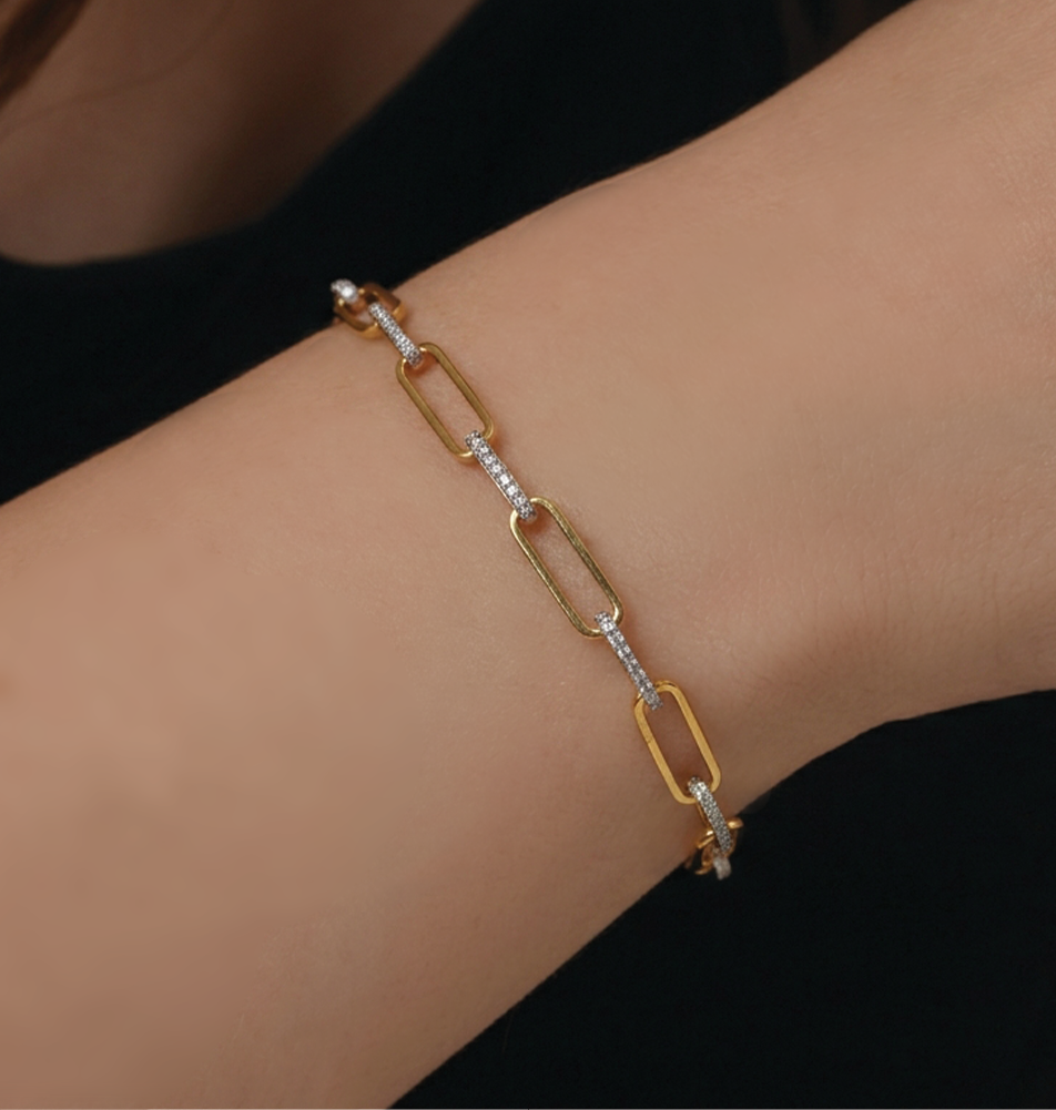 Radiance Diamond Link Bracelet