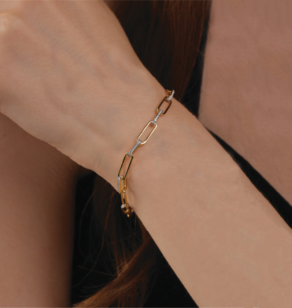 Radiance Diamond Link Bracelet